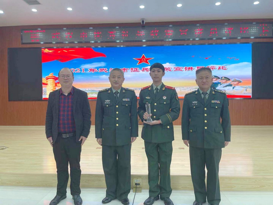 武汉工程大学邮电与信息工程学院学子荣获武汉市征兵政策宣讲员评比活动一等奖